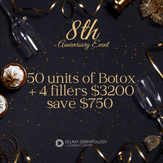 Anniversary Special: 50 units of Botox + 4 fillers $3200 save $750