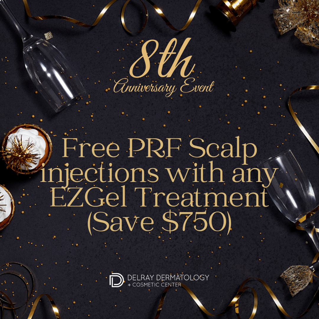 Anniversary Special: PRF: Free PRF Scalp injections with any EZGel Treatment (Save $750)
