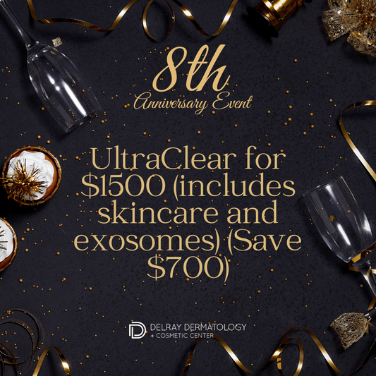 Anniversary Special: UltraClear: $1500 (includes skincare and exosomes) (Save $700)