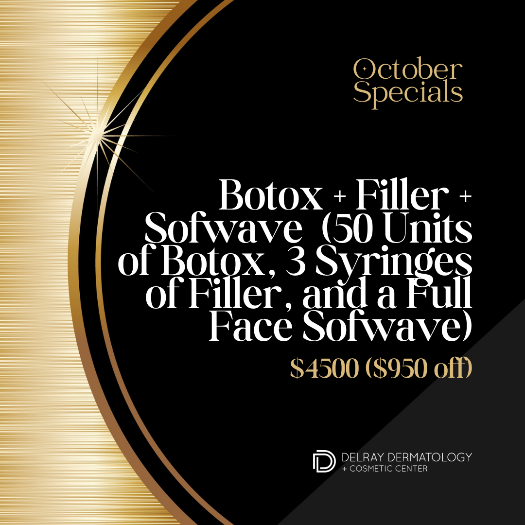 October Special: Injectables Power Package – Botox + Filler + Sofwave – $4,500 (Save $950)