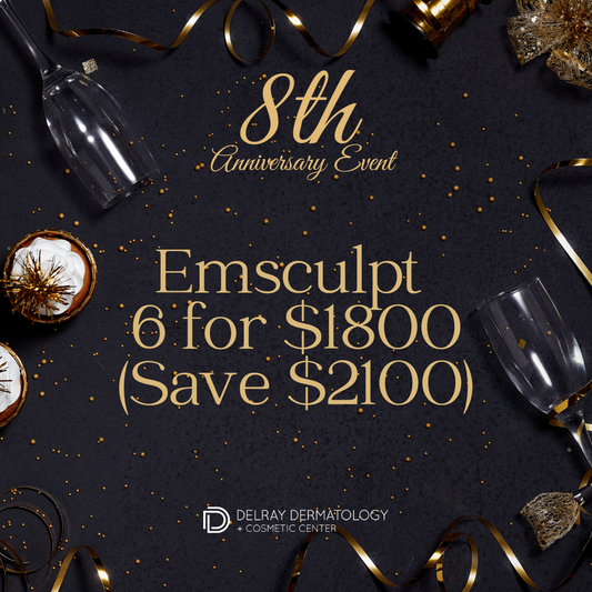 Anniversary Special: Emsculpt: 6 for $1800 (Save $2100)
