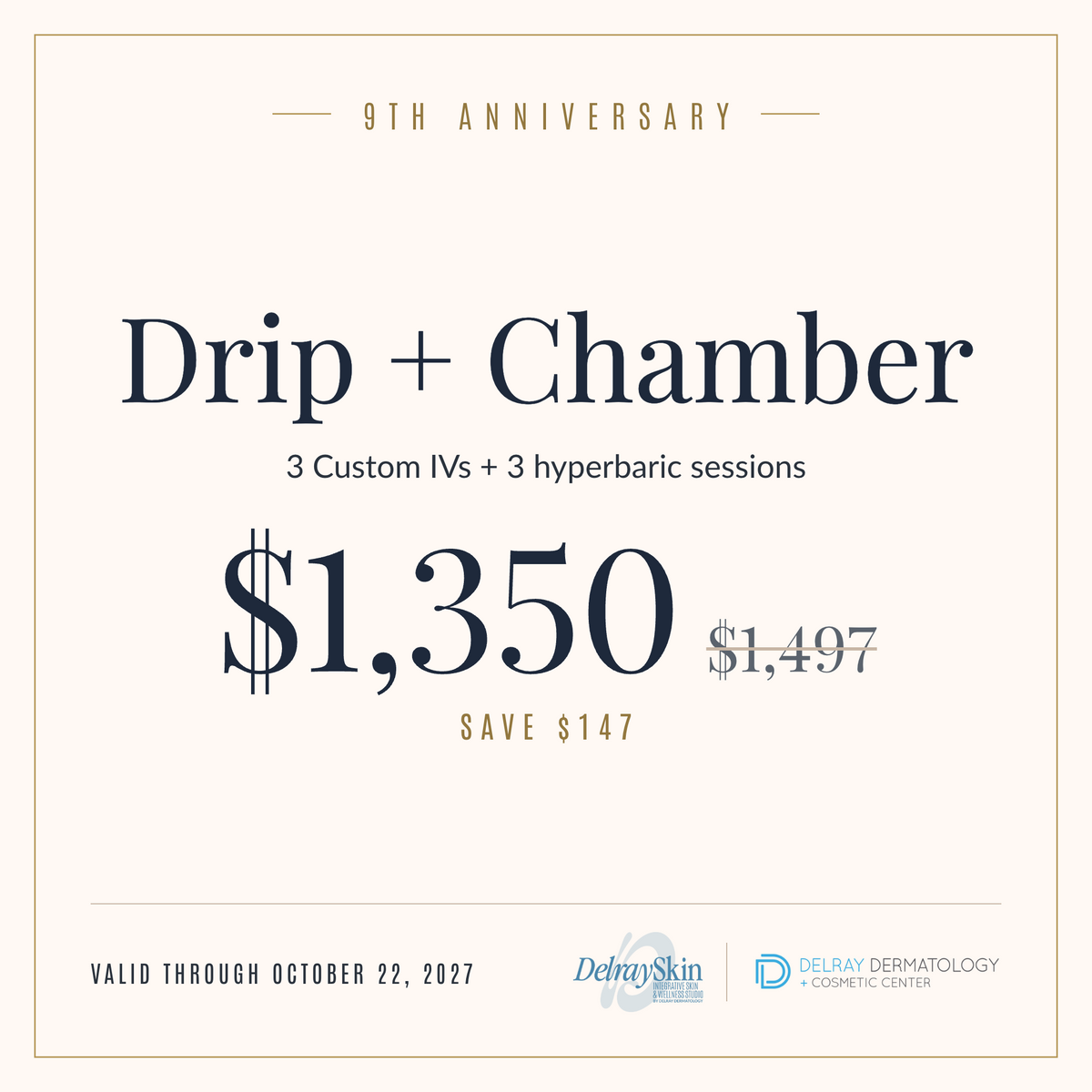 9th Anniversary: Drip + Chamber