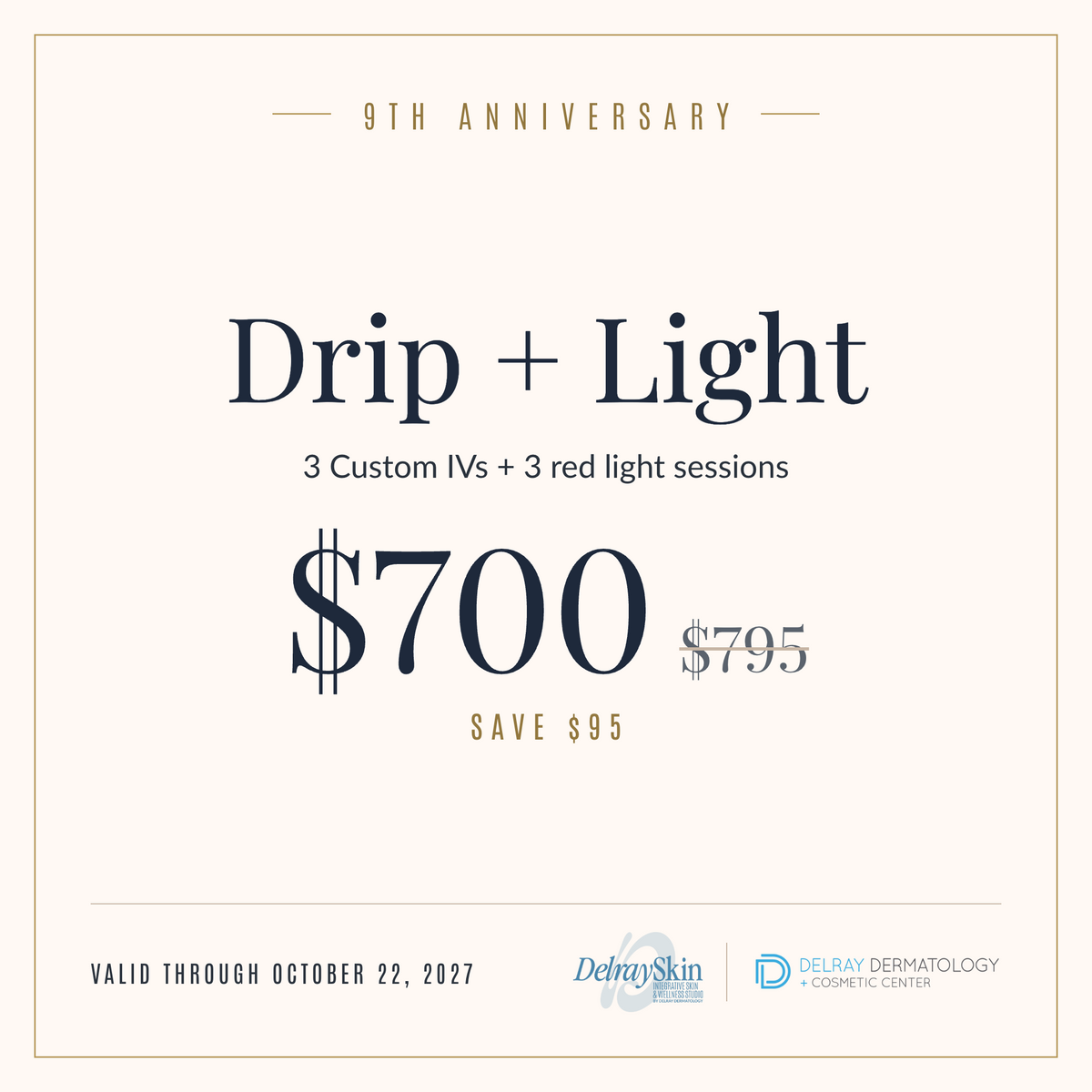 9th Anniversary: Drip + Light