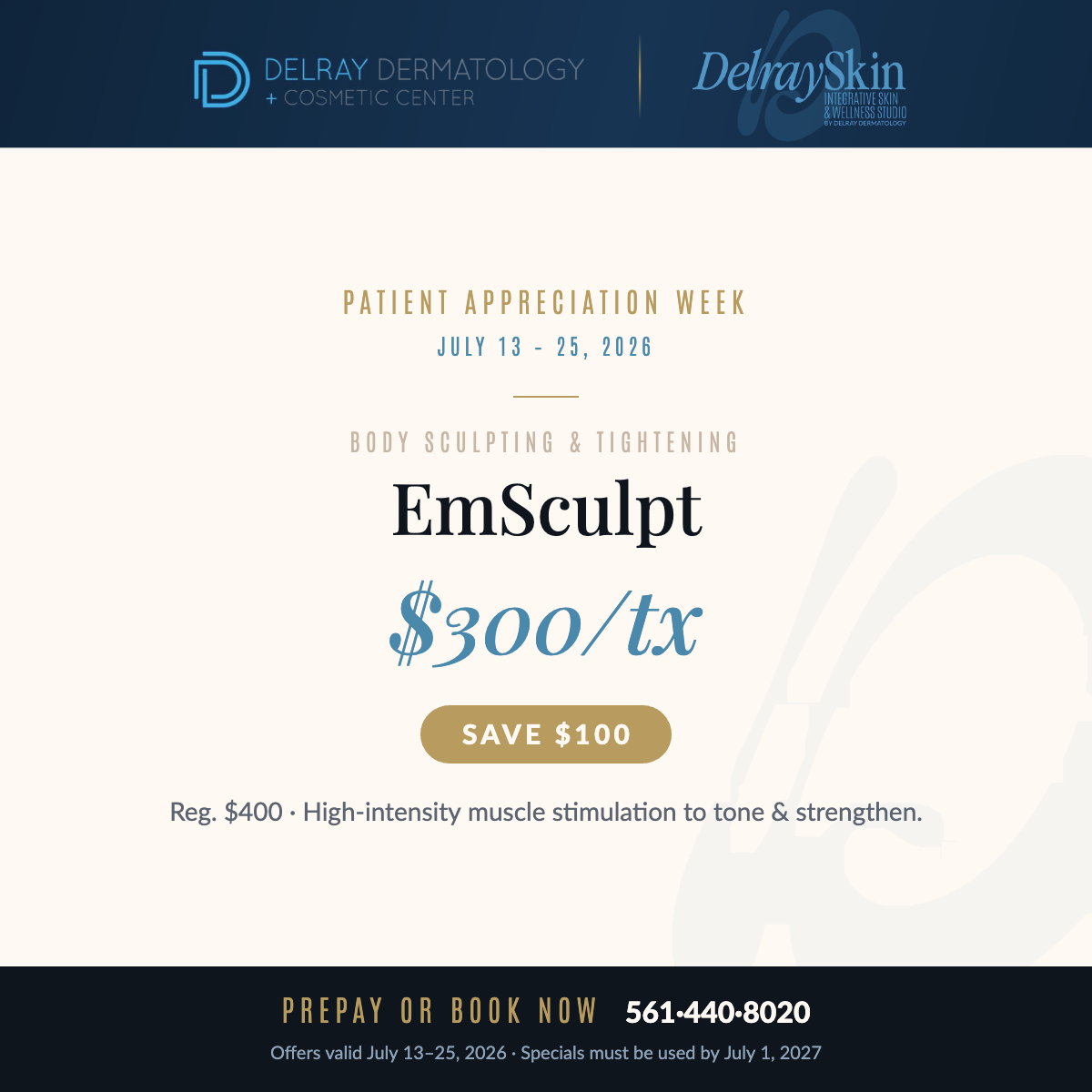 EmSculpt Patient Appreciation Week 2026