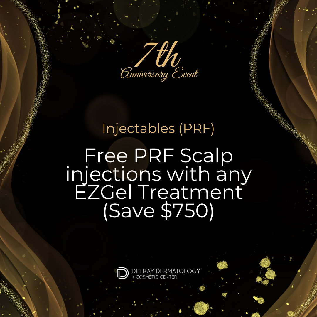 Free PRF Scalp injections with any EZGel Treatment (Save $750)