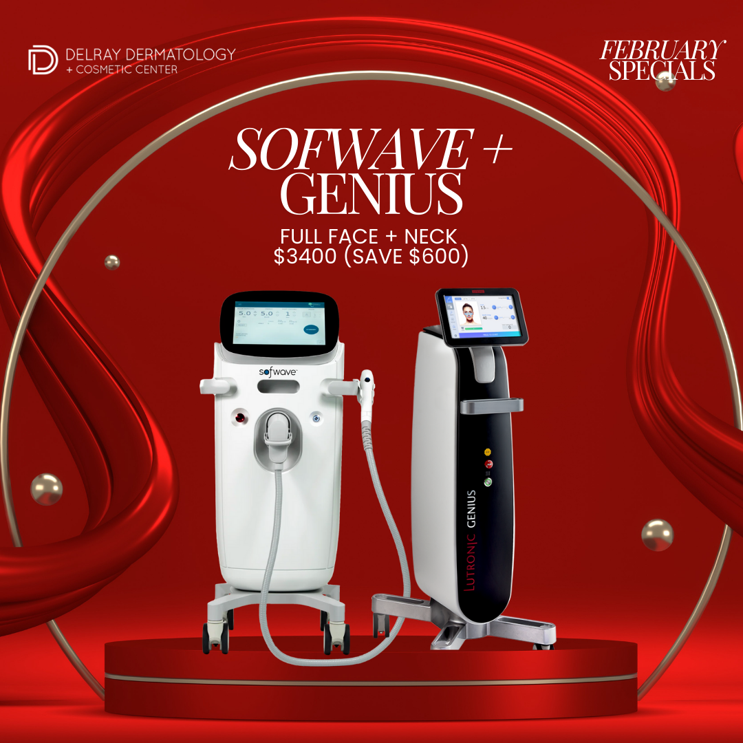 February Special: Sofwave + Genius Full Face + Neck  $3400 (save $600)