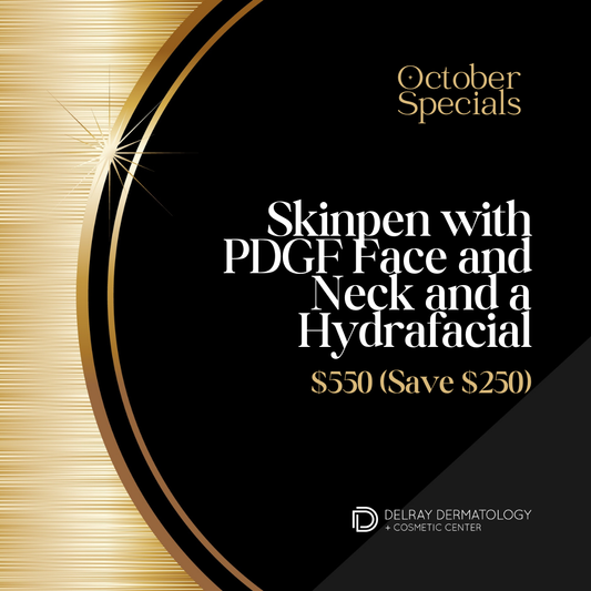 October Special: SkinPen with FREE PDGF for Face & Neck + HydraFacial – $550 (Save $250)