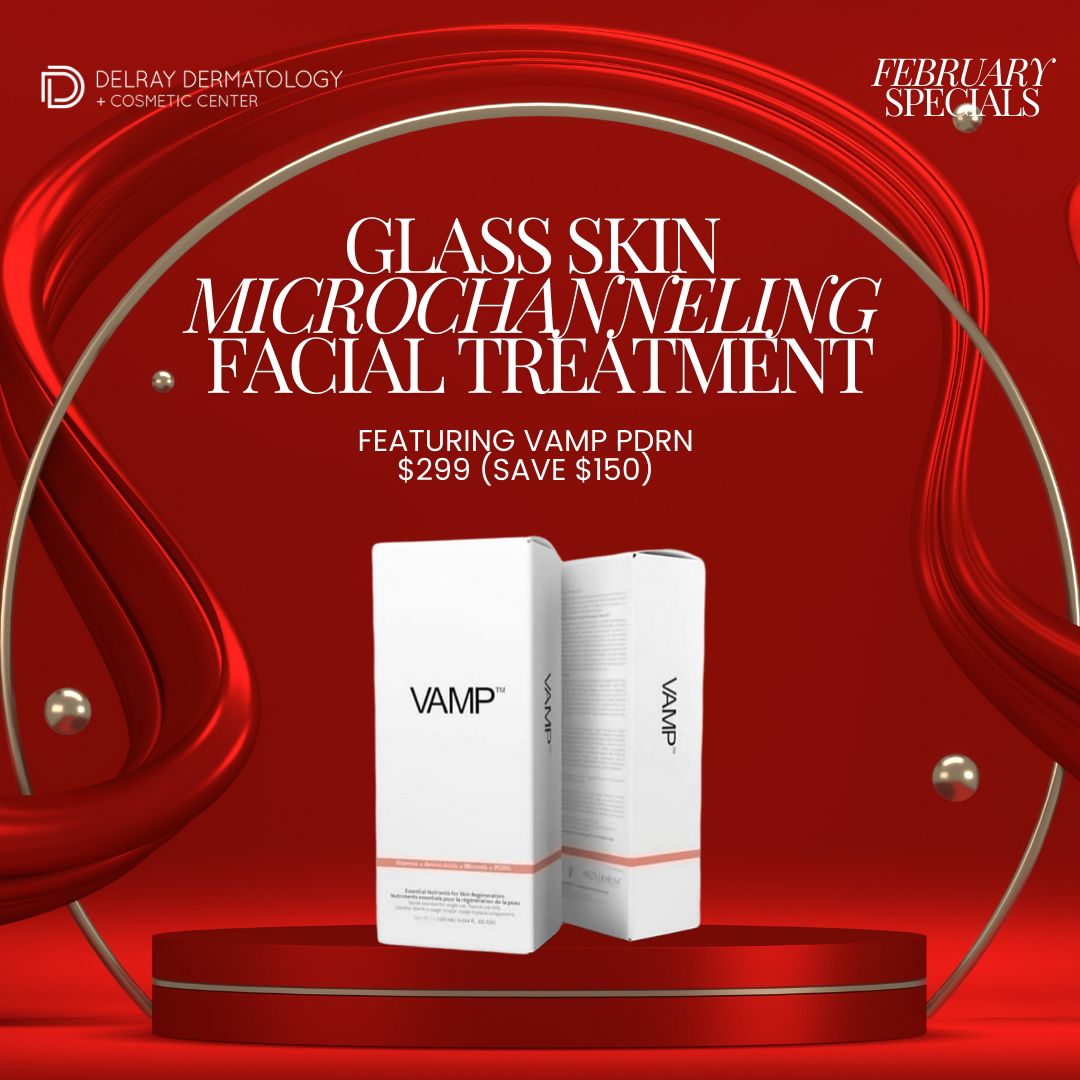 February Special: Glass Skin Microchanneling  Facial Treatment Featuring VAMP PDRN $299 (save $150)