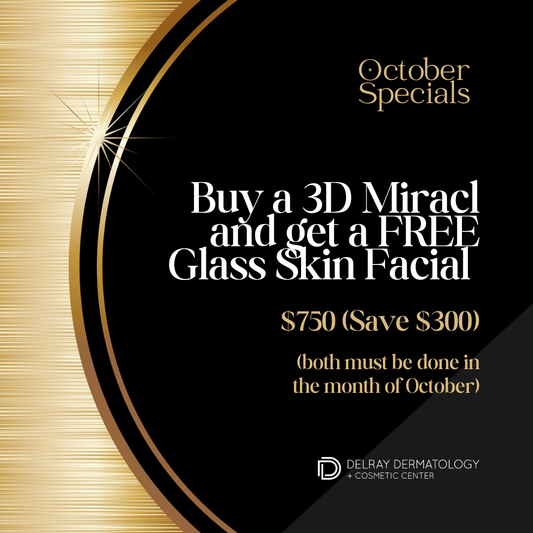 October Special: Buy a 3D Miracl & Get a FREE Glass Skin Facial – $750 (Save $300)