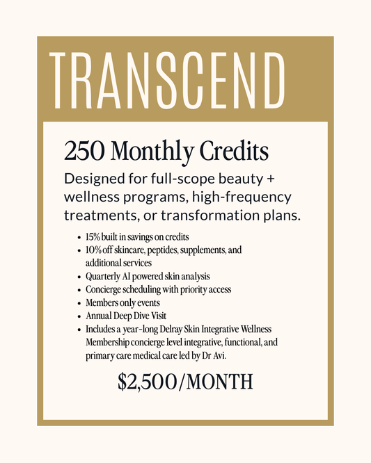TRANSCEND MEMBERSHIP (250 Monthly Credits | $2,500 per Month)