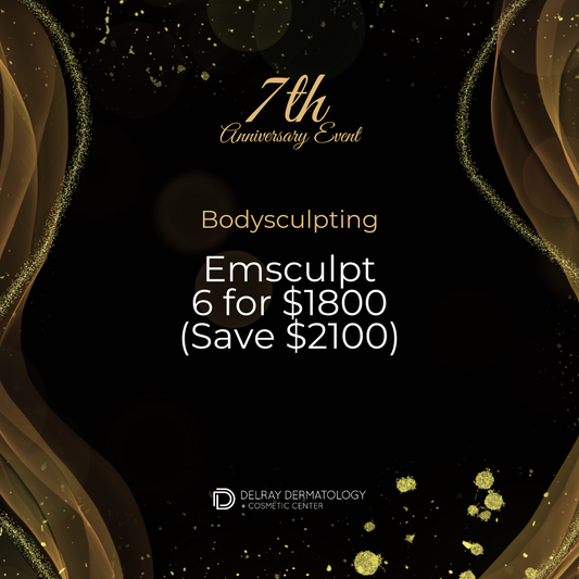 Emsculpt  6 for $1800  (Save $2100)