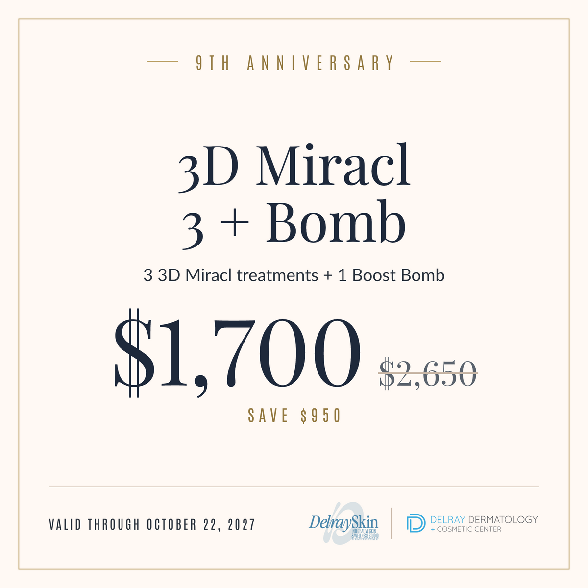 9th Anniversary: 3D Miracl 3 + Bomb