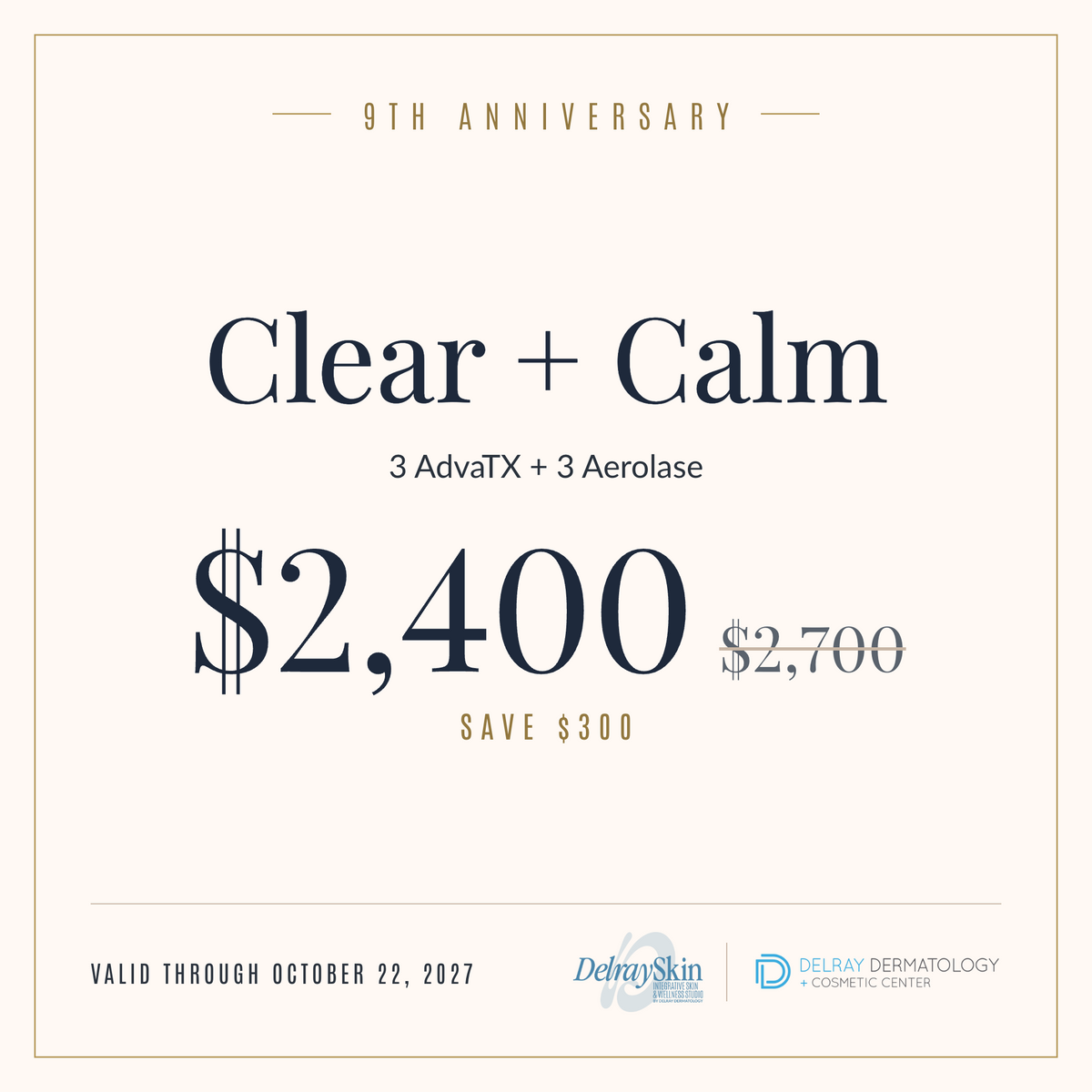 9th Anniversary: Clear + Calm