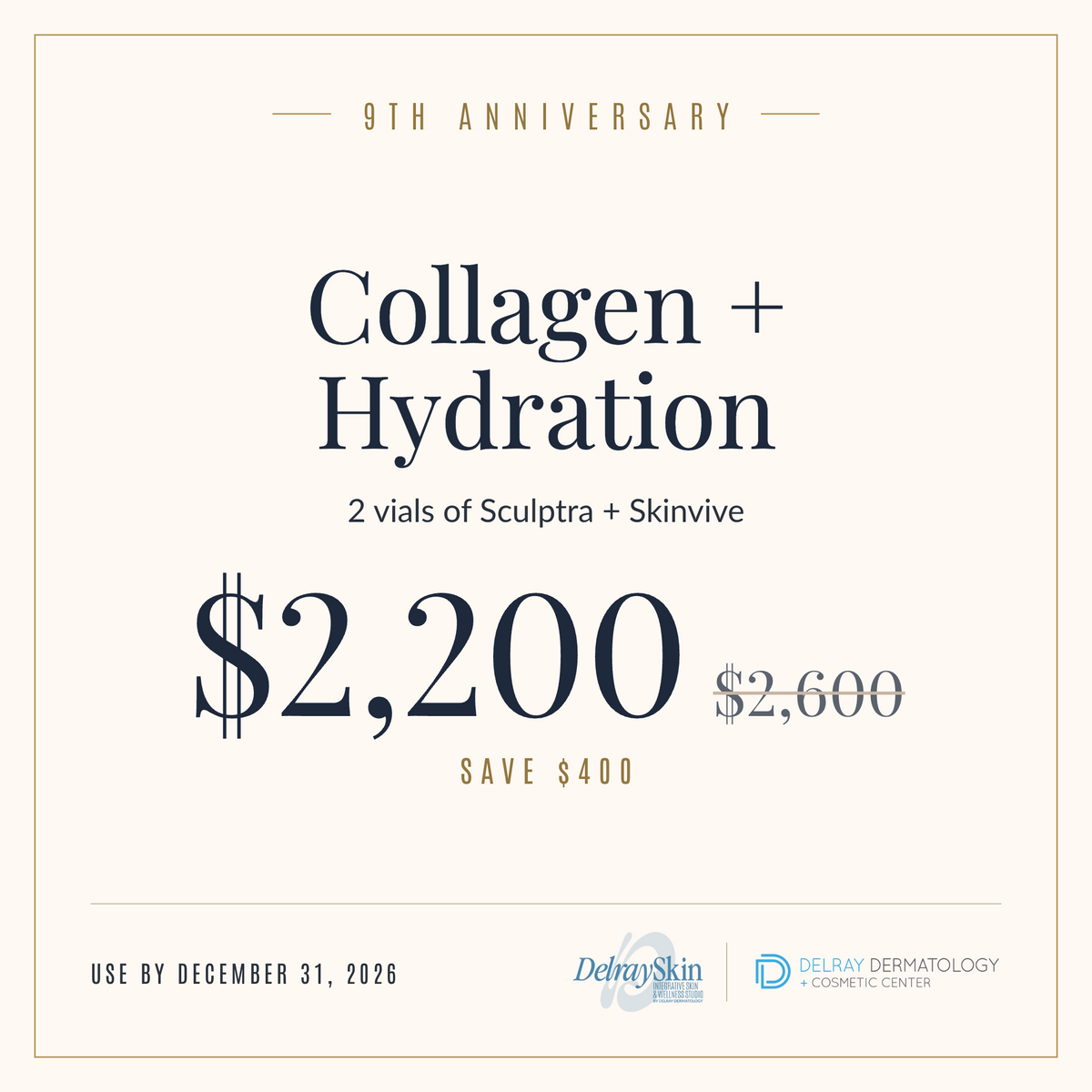 9th Anniversary: Collagen + Hydration