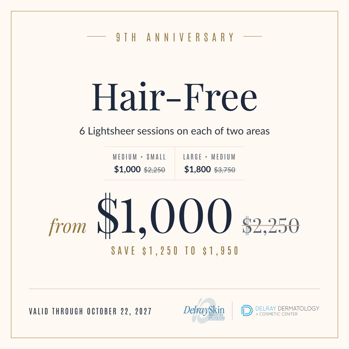 9th Anniversary: Hair-Free
