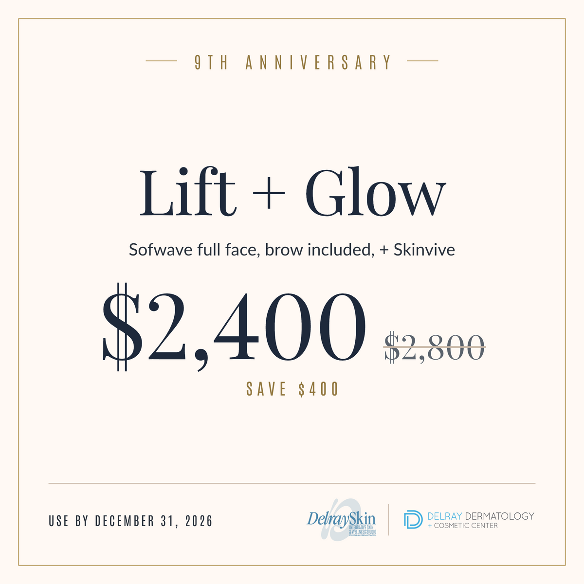 9th Anniversary: Lift + Glow