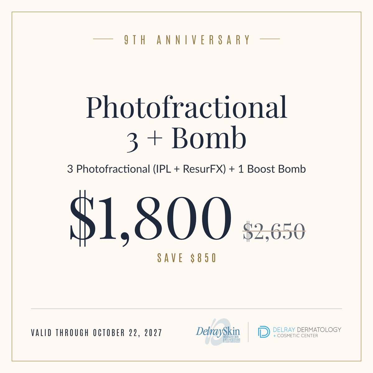 9th Anniversary: Photofractional 3 + Bomb