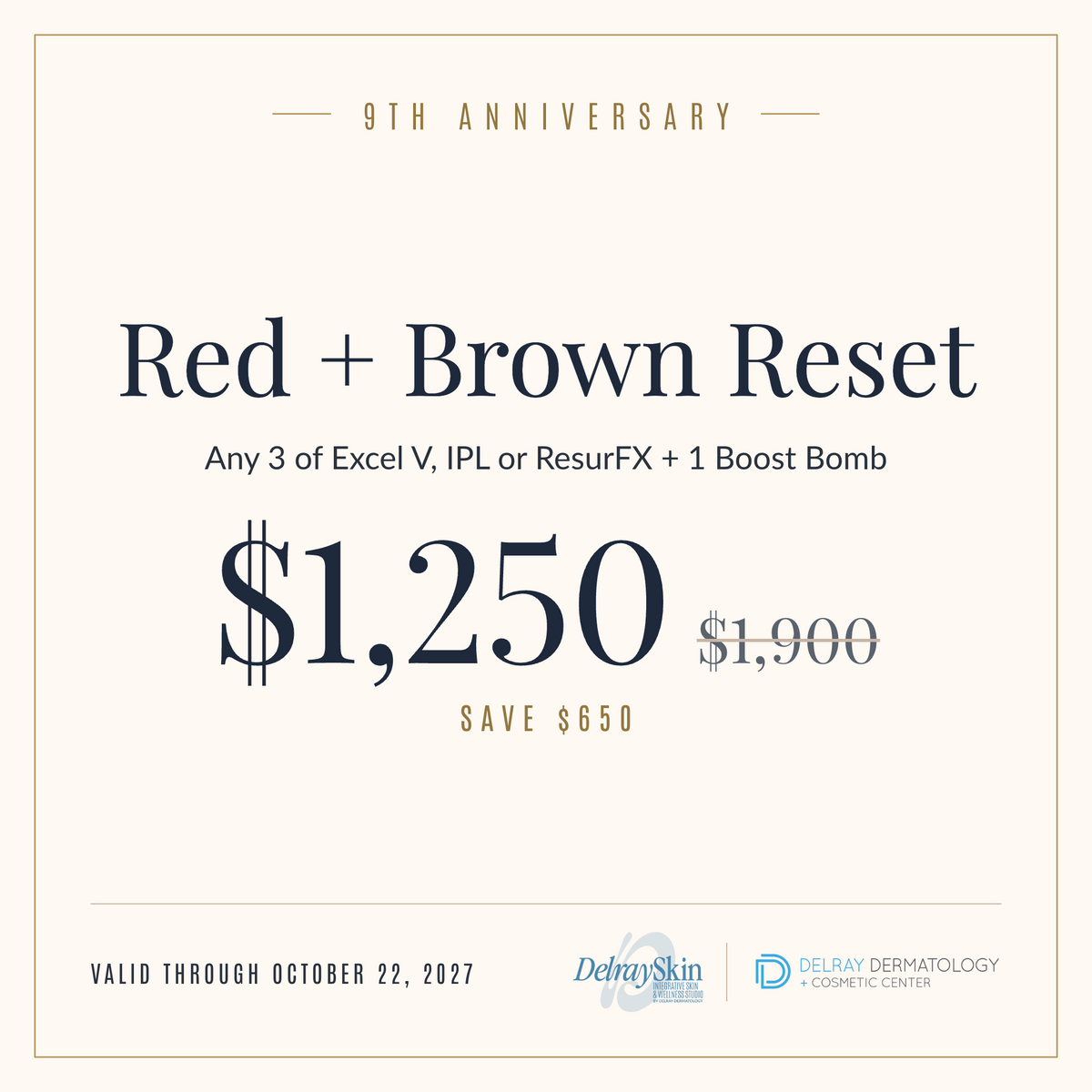 9th Anniversary: Red + Brown Reset