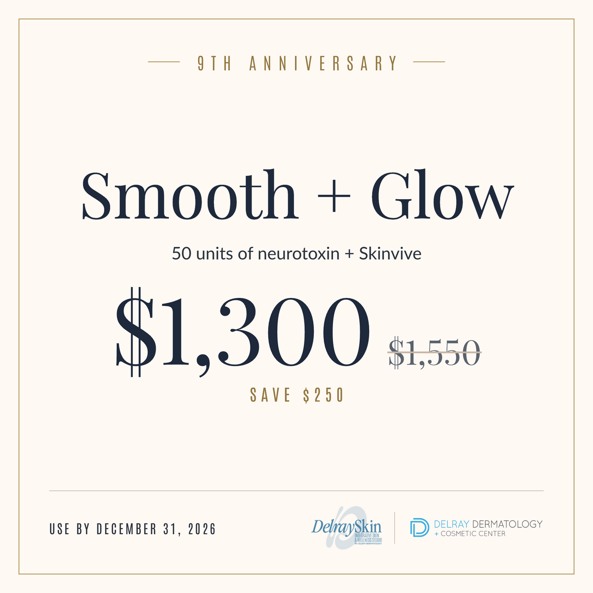 9th Anniversary: Smooth + Glow