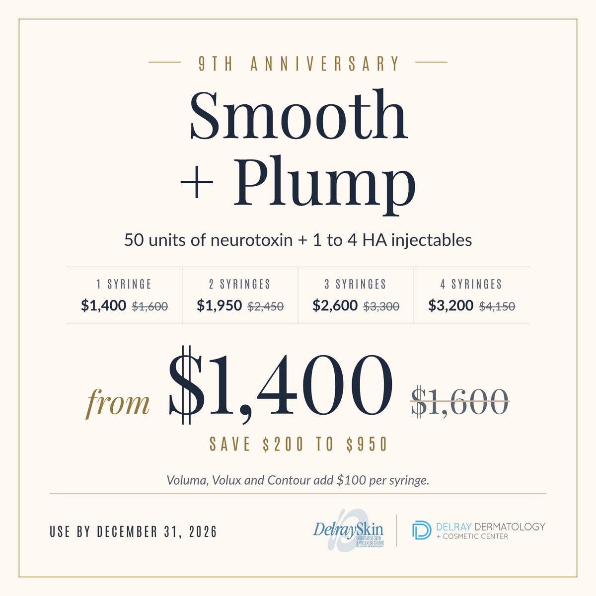9th Anniversary: Smooth + Plump