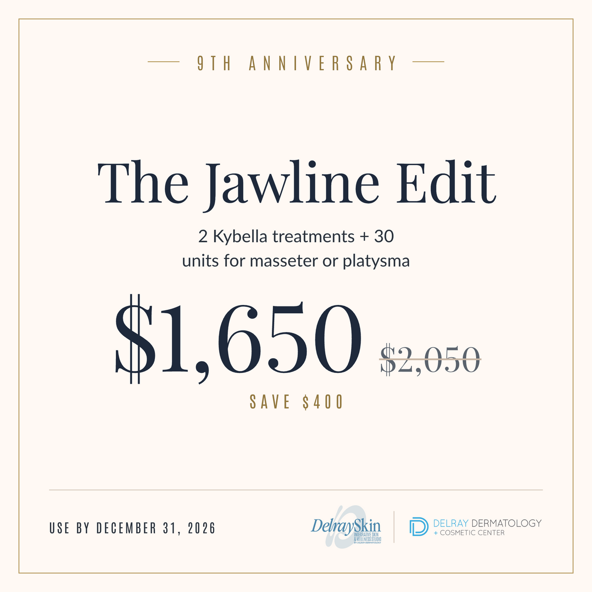 9th Anniversary: The Jawline Edit
