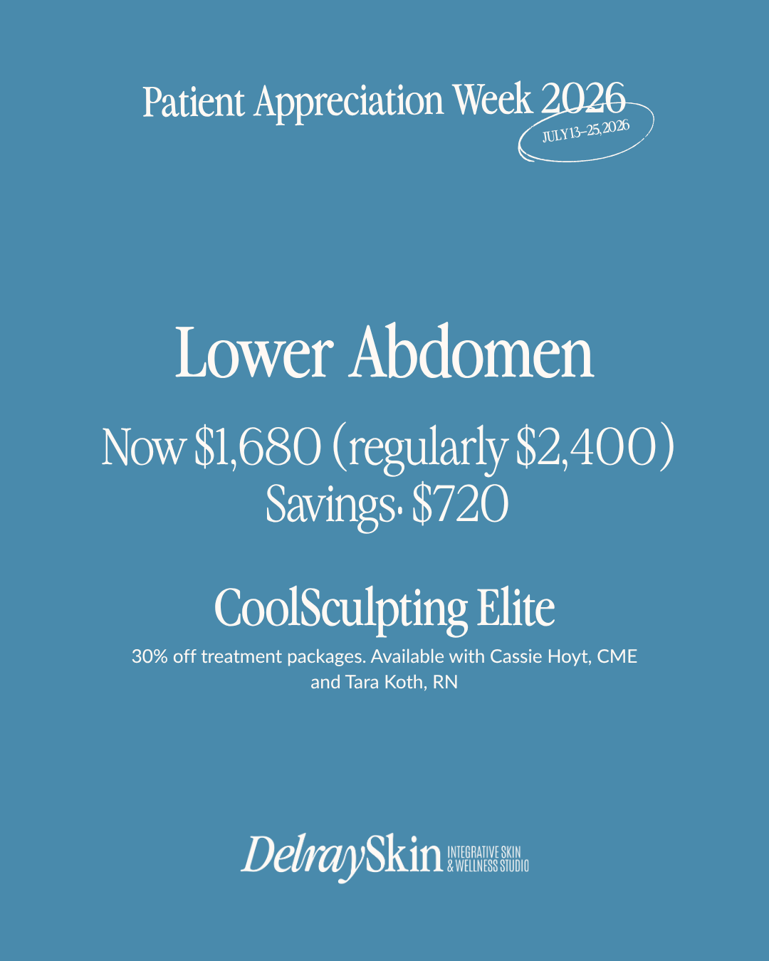 CoolSculpting Elite Lower Abdomen