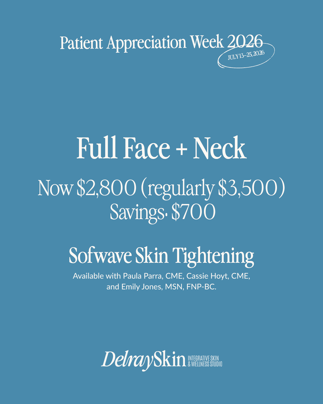 Sofwave Full Face + Neck