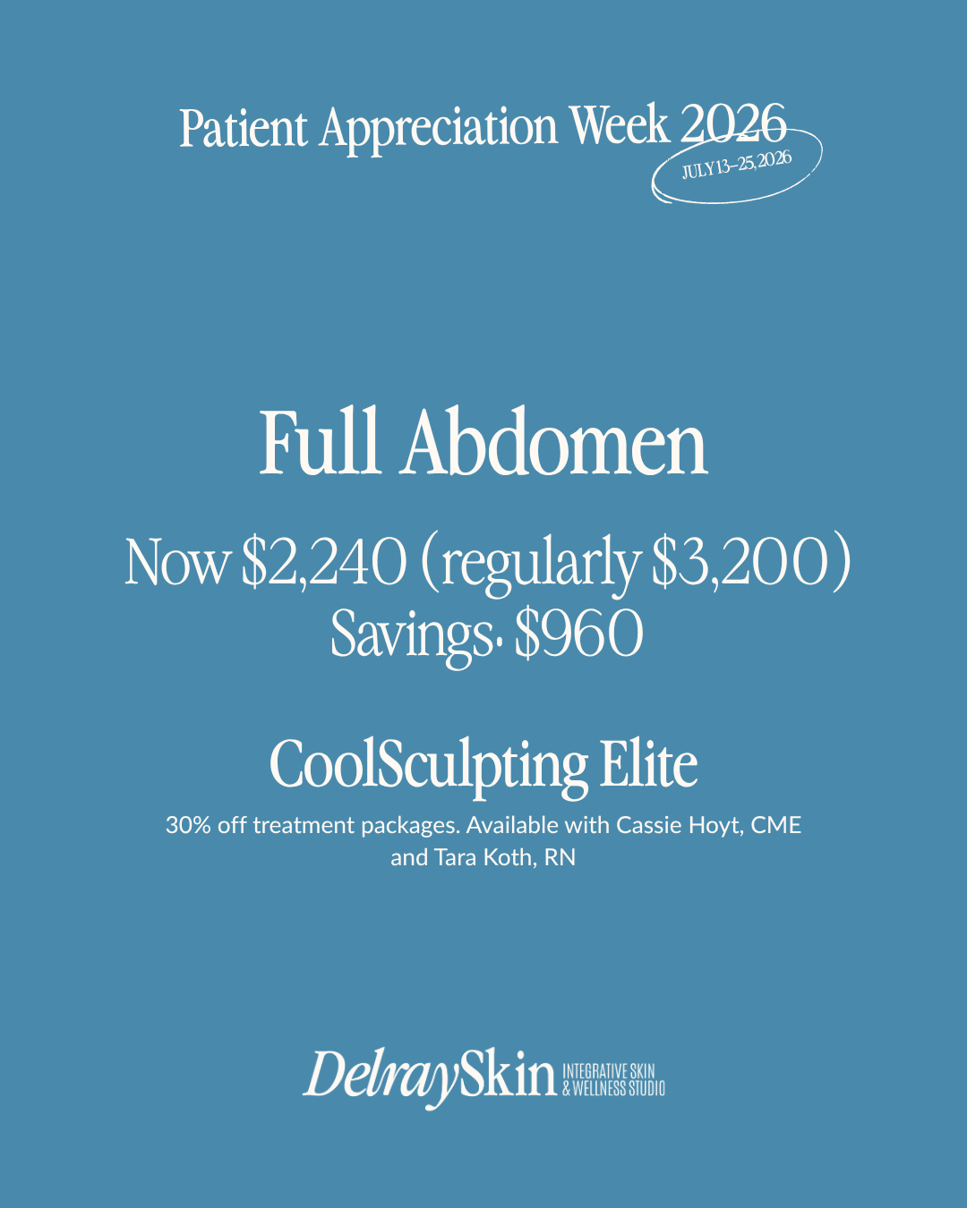CoolSculpting Elite Full Abdomen