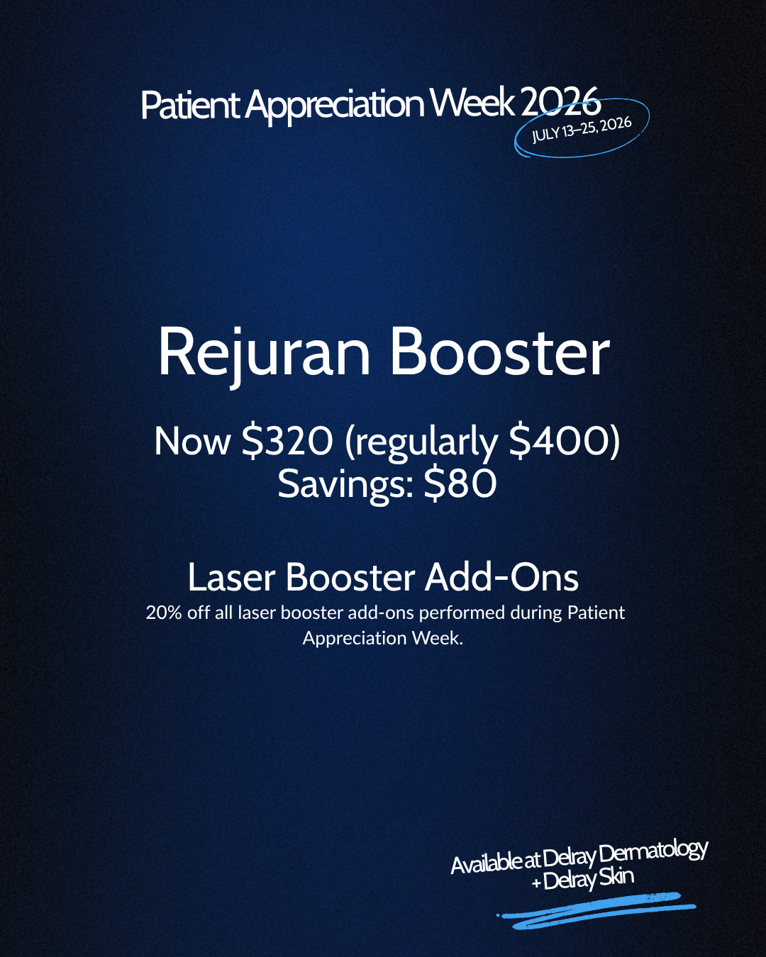Rejuran Booster Patient Appreciation Week 2026 special