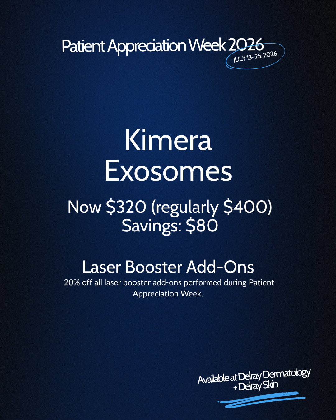 Kimera Exosomes Patient Appreciation Week 2026 special